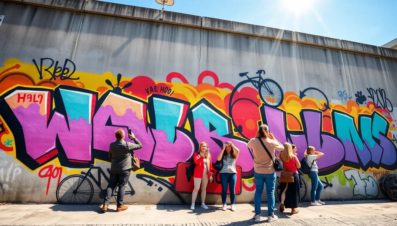 Entdecken Sie die faszinierende Graffiti-Kunst in Köln, die lebendige Murals und kreative Urban Art zeigt.
