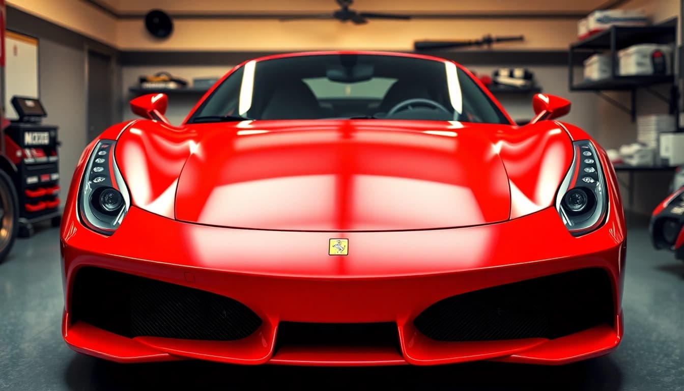 Schützen Sie mit Ferrari PPF München den Glanz Ihres Ferraris.