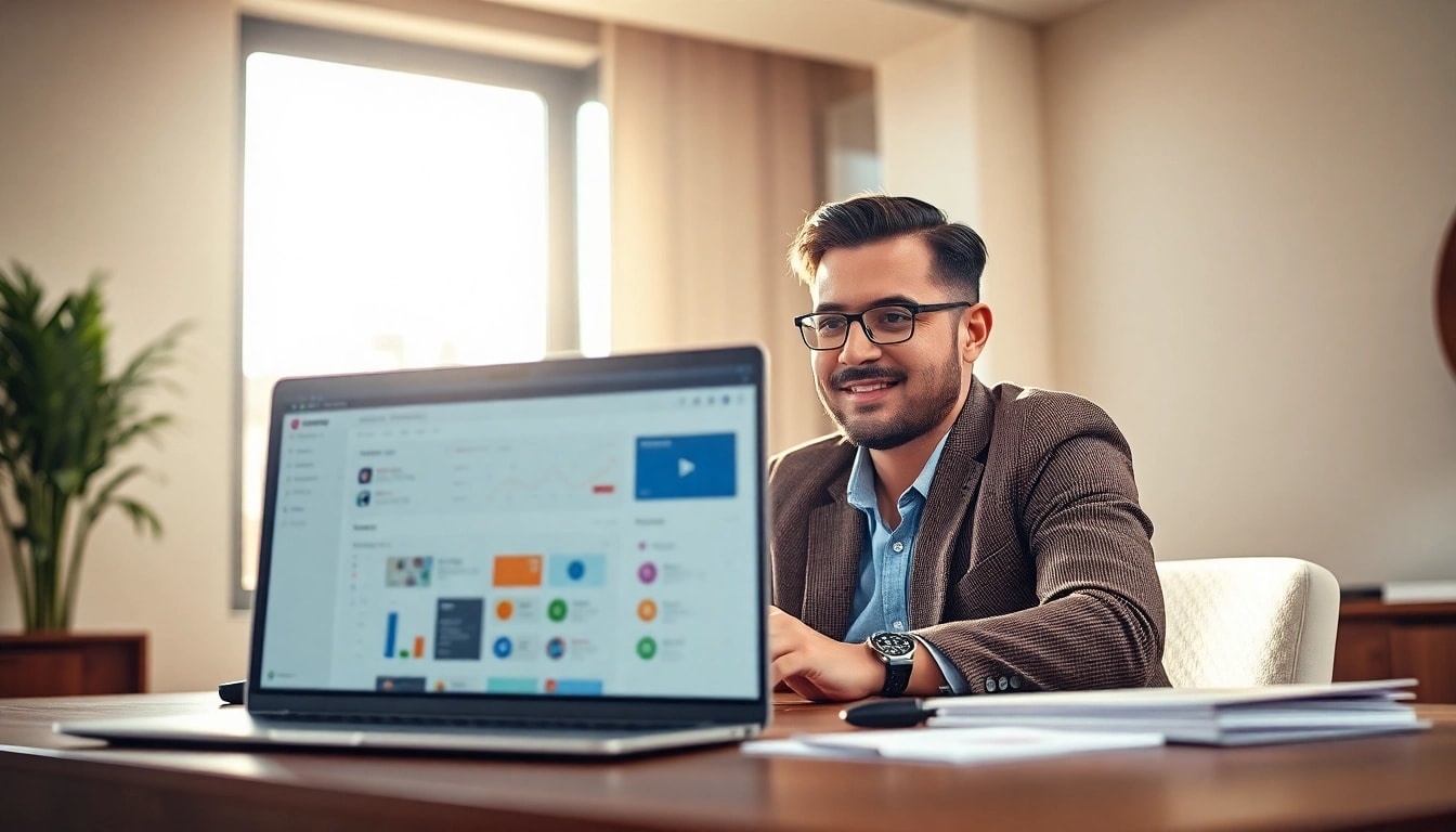Headhunter Ingenieure diskutiert mit einem Klienten in einem modernen Büro über Karrieremöglichkeiten.
