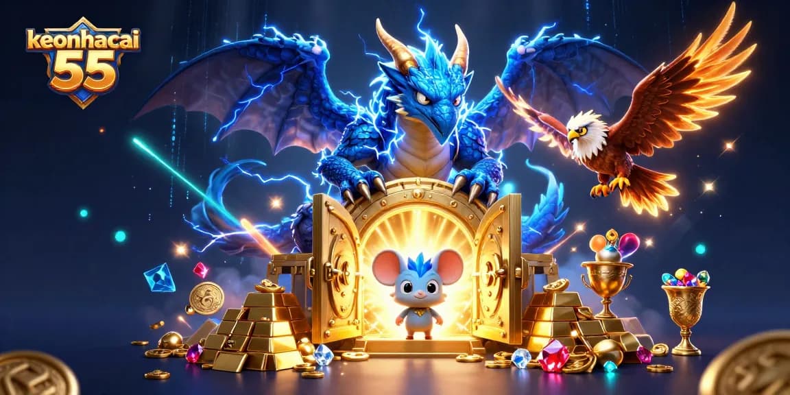 Engage with keonhacai 55's vibrant world of casino excitement and treasure.