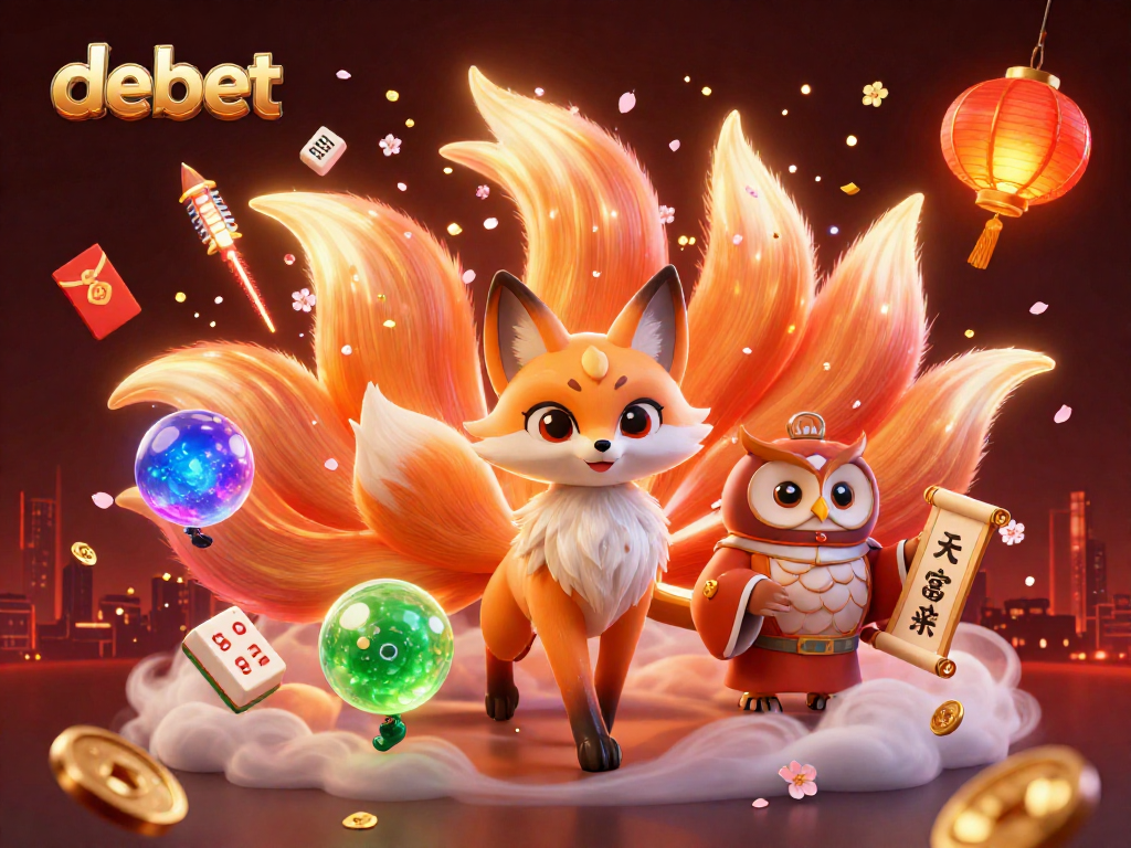 Experience debet with vibrant characters and dynamic gambling elements in a colorful casino scene.