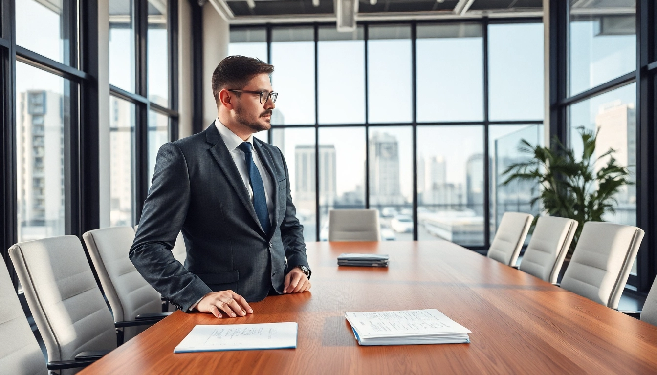 Headhunter Sales vermittelt professionelle Talente in einer modernen Büroumgebung.