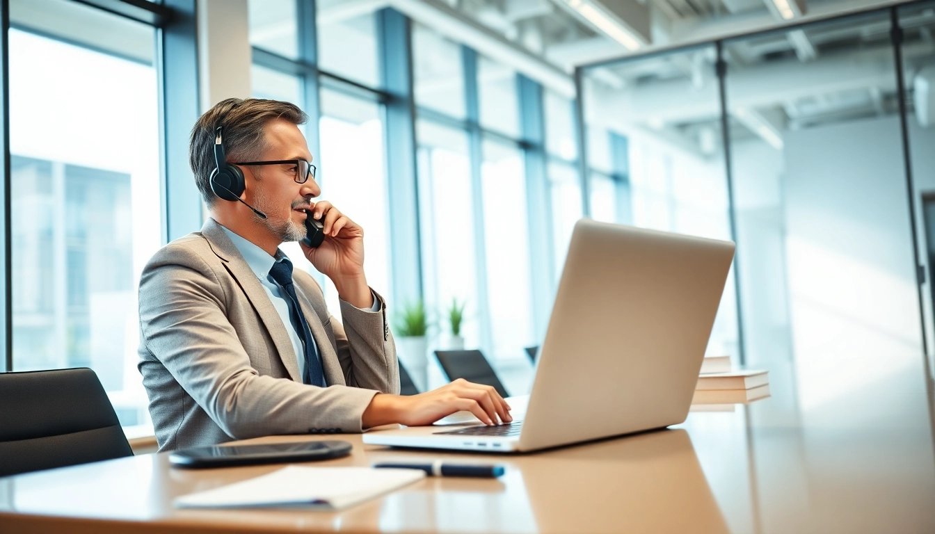 Headhunter IT bei einem Beratungsgespräch in einem modernen Büro.