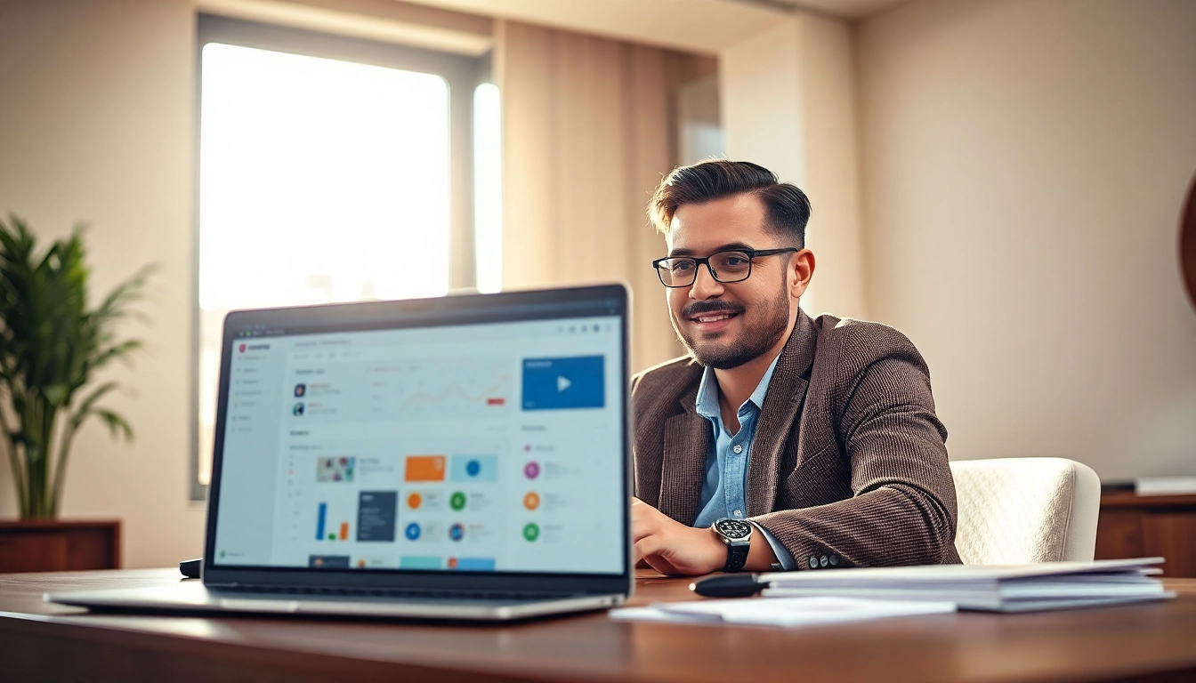 Headhunter Ingenieure diskutiert mit einem Klienten in einem modernen Büro über Karrieremöglichkeiten.