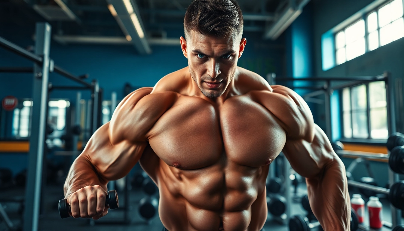 Starkes Fitnessmodell demonstriert trenbolon preis im professionellen Training.