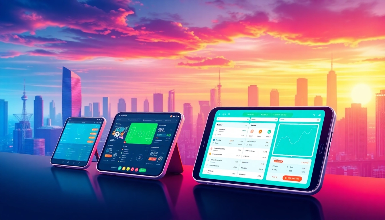 Explore new Wettanbieter 2025 through a vibrant digital art representation featuring modern betting platforms.