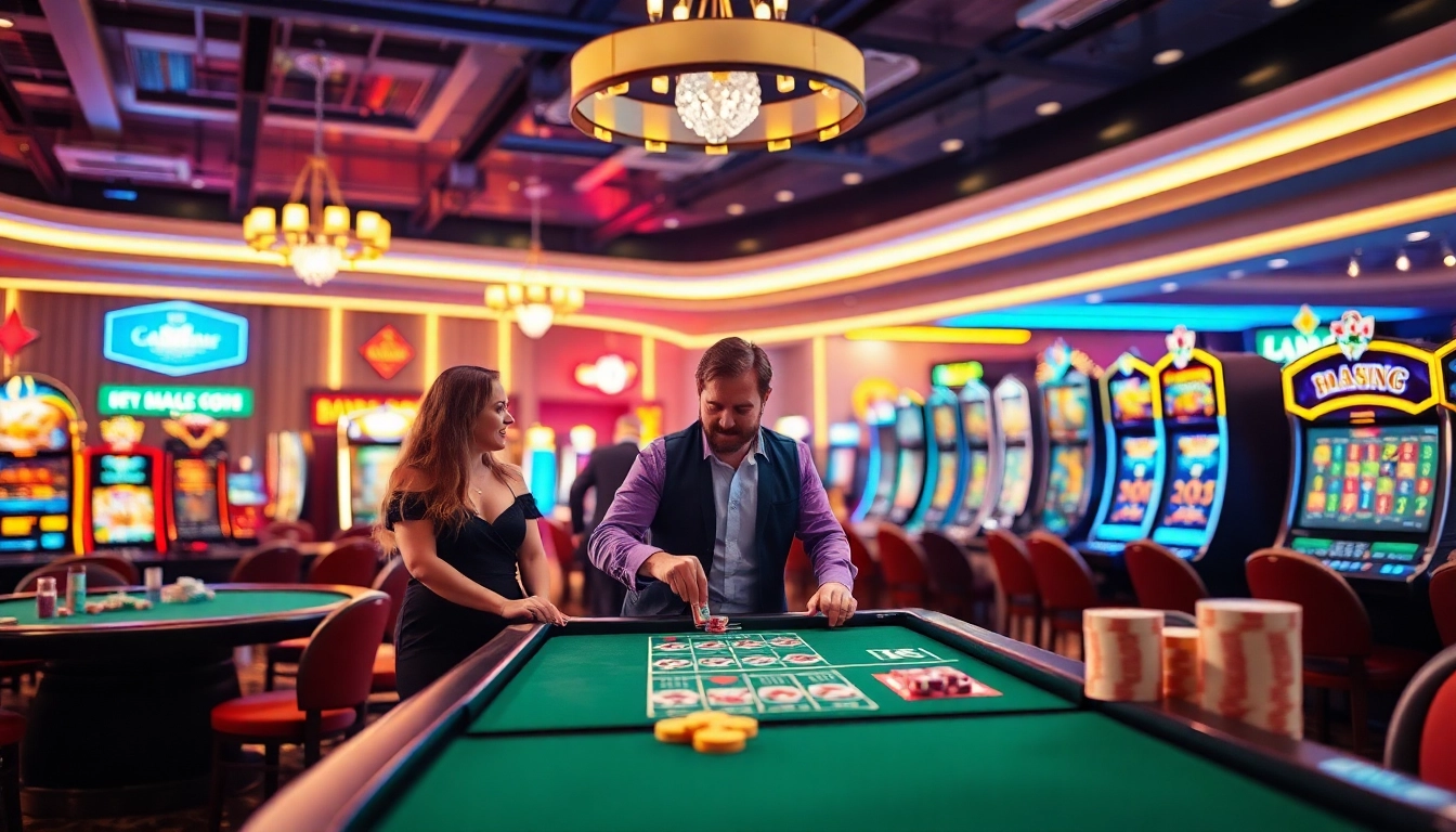 Erleben Sie das beste online casino schweiz mit bunten Spielautomaten und glücklichen Spielern in einer einladenden Atmosphäre.