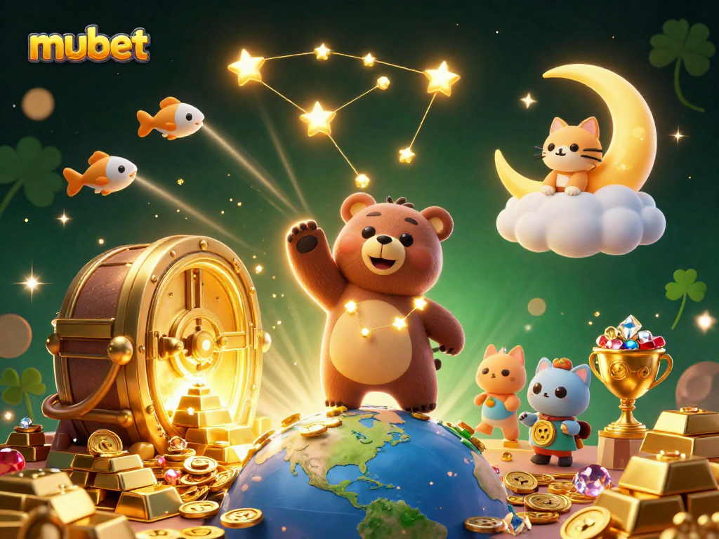 Join mubet for exhilarating wins amidst a glittering parade of gold, gems, and cosmic luck.