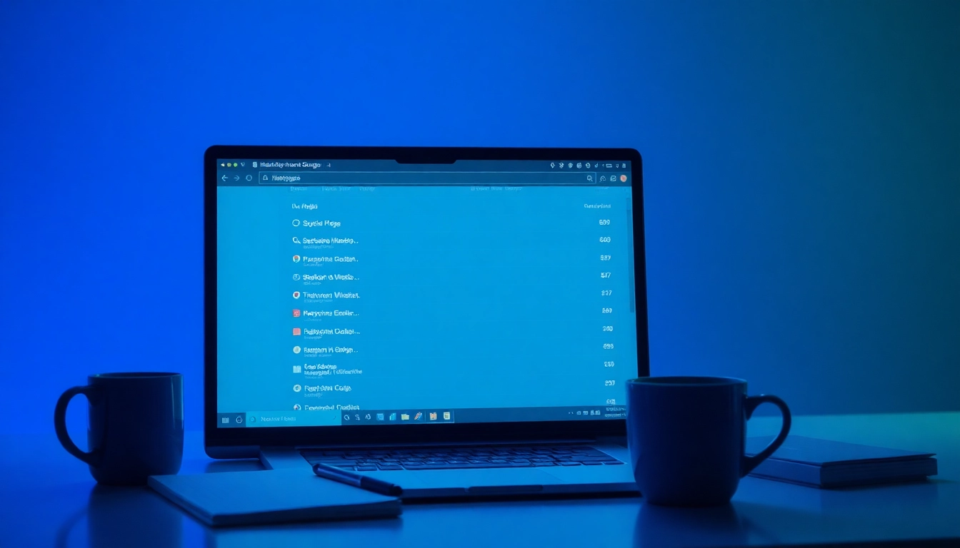 Visualisieren Sie den Web-Rang in einem modernen Browser-Interface mit grün-blauem Farbverlauf.