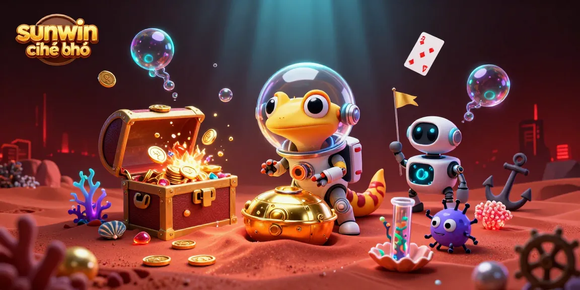 Experience sunwin chính chủ in a dynamic casino adventure with vibrant characters and colorful game elements.